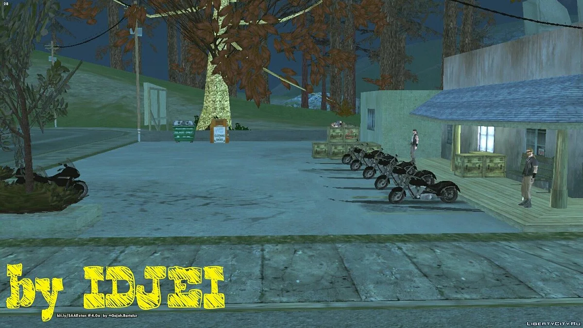 База байкеров в Диллимор / GTA San Andreas (iOS, Android)