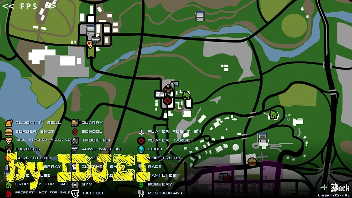 База байкеров в Диллимор / GTA San Andreas (iOS, Android)