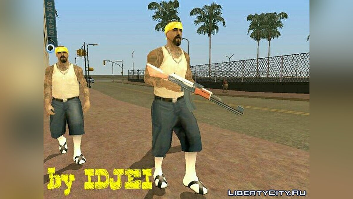 Скачать Новые оружия банд #2 для GTA San Andreas (iOS, Android)