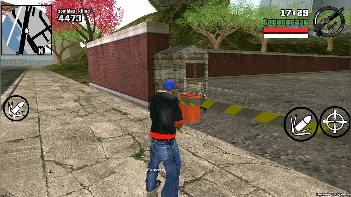 Счетчик убийств зомби / GTA San Andreas (iOS, Android)