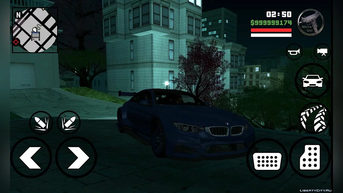 Управление фарами / GTA San Andreas (iOS, Android)