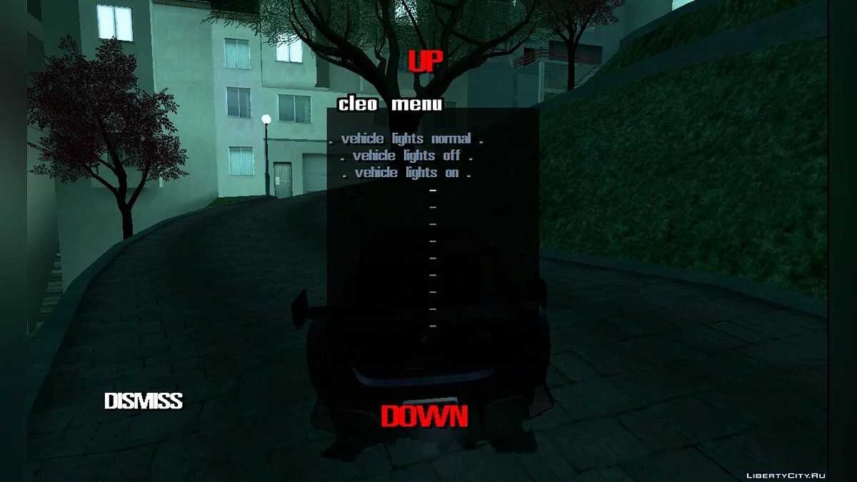 Управление фарами / GTA San Andreas (iOS, Android)