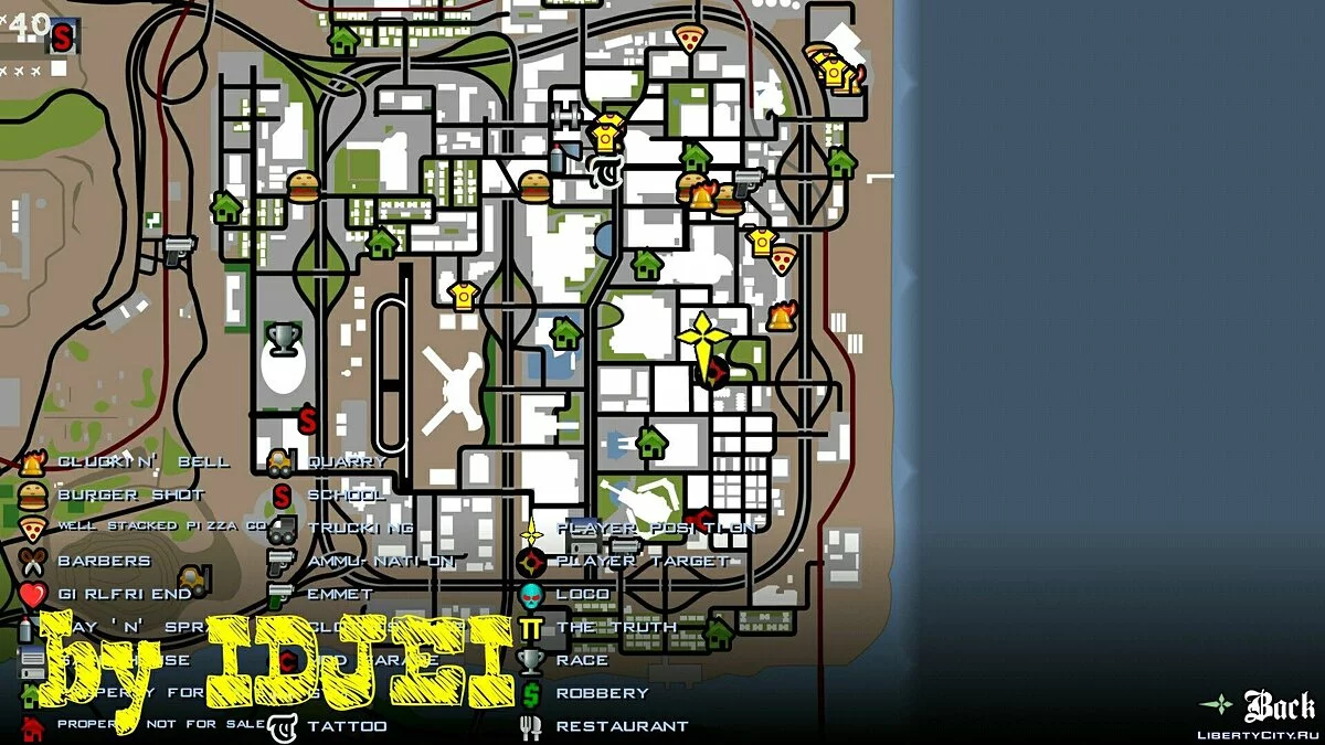 Вход в Pay 'n' Spray в LV / GTA San Andreas (iOS, Android)