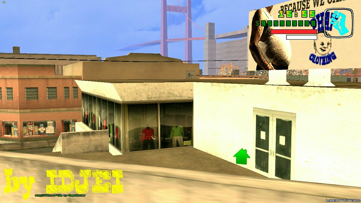 Скачать Элитный магазин одежды на Бэйсайд для GTA San Andreas (iOS, Android)