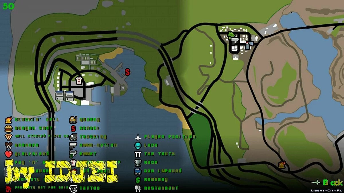 Элитный магазин одежды на Бэйсайд  / GTA San Andreas (iOS, Android)