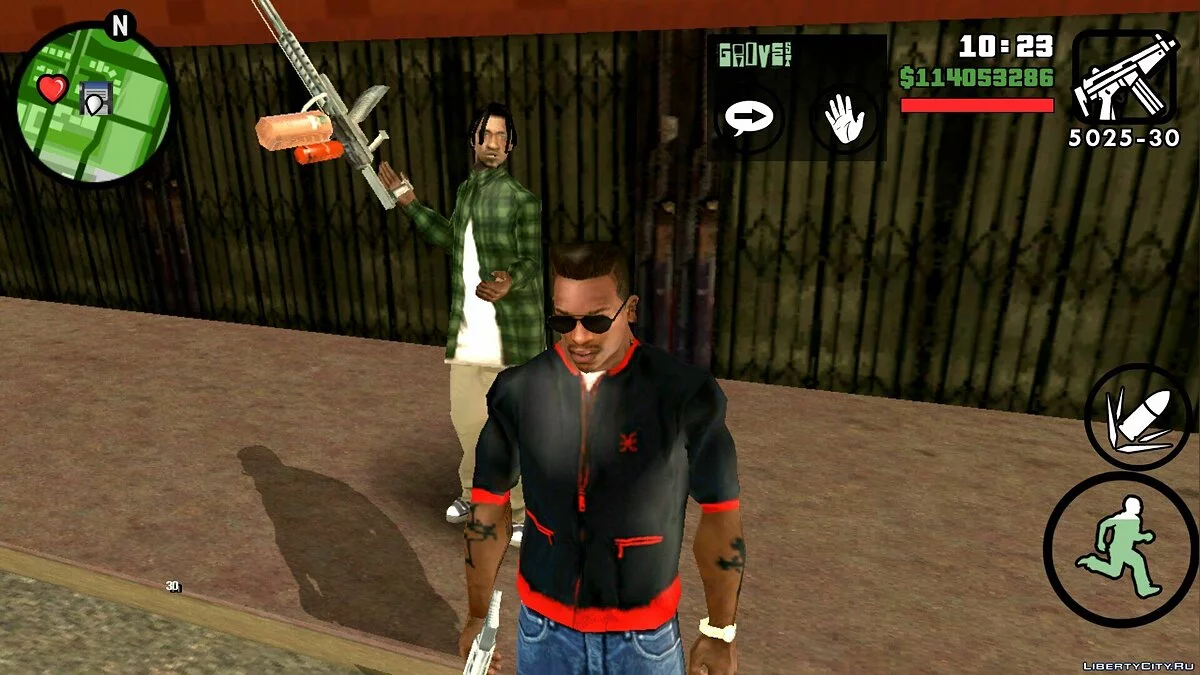 Вооружение банды / GTA San Andreas (iOS, Android)