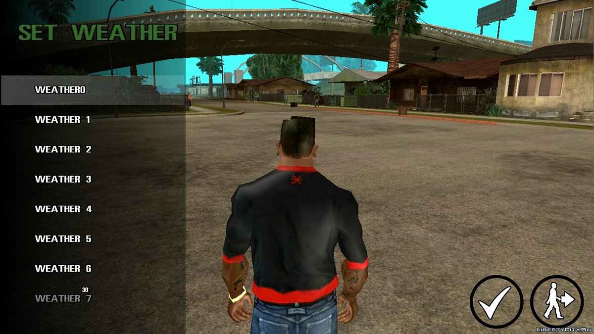 Скачать Задать погоду для GTA San Andreas (iOS, Android)