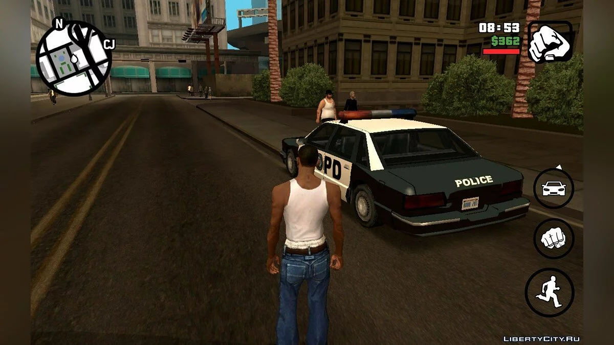 Больше припаркованных авто v1 / GTA San Andreas (iOS, Android)