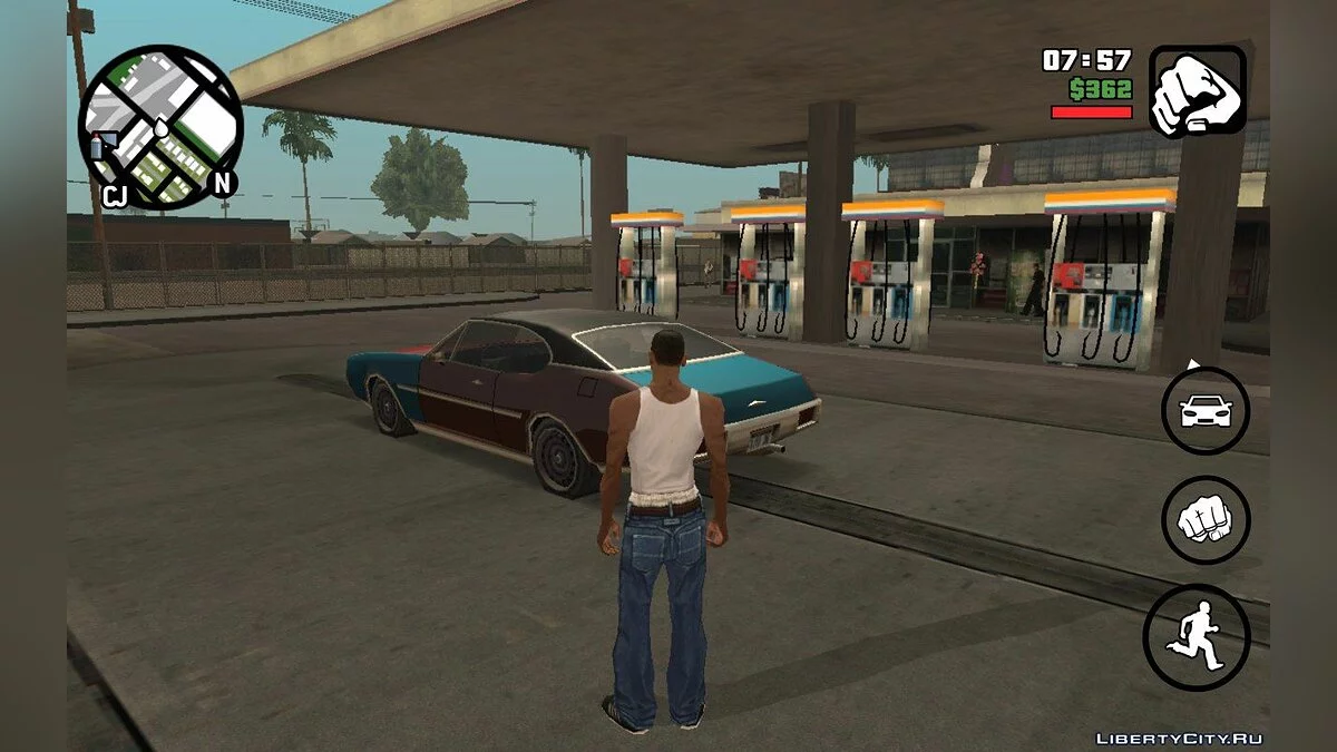 Больше припаркованных авто v1 / GTA San Andreas (iOS, Android)