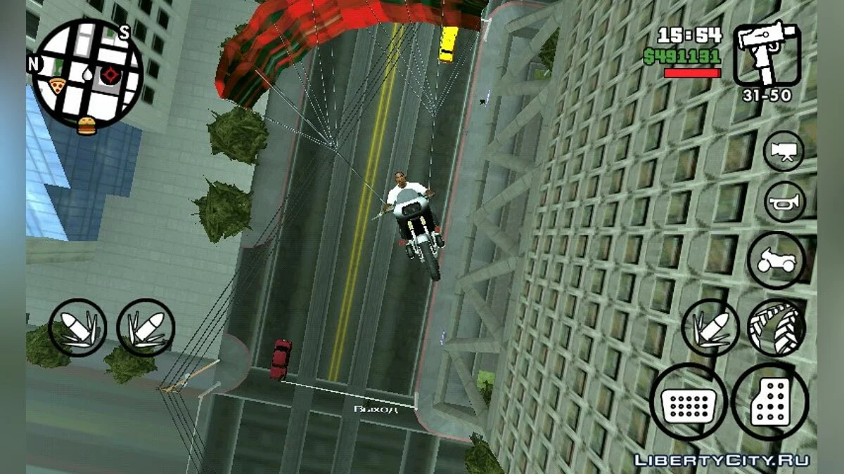 Парашют для байка / GTA San Andreas (iOS, Android)