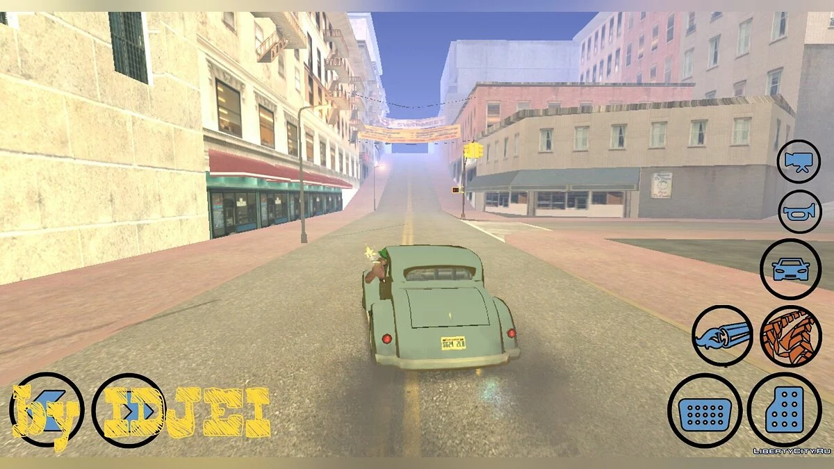 Shoot from the car / GTA San Andreas (iOS, Android)