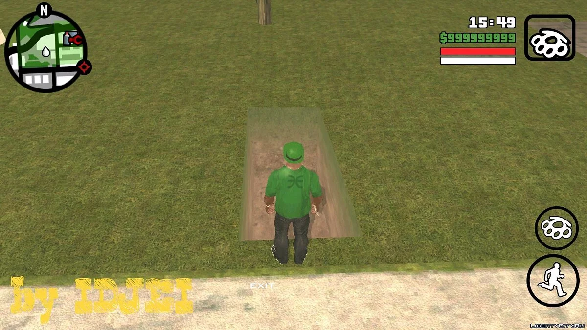 Сорняки на могиле матери CJ (V.1) / GTA San Andreas (iOS, Android)