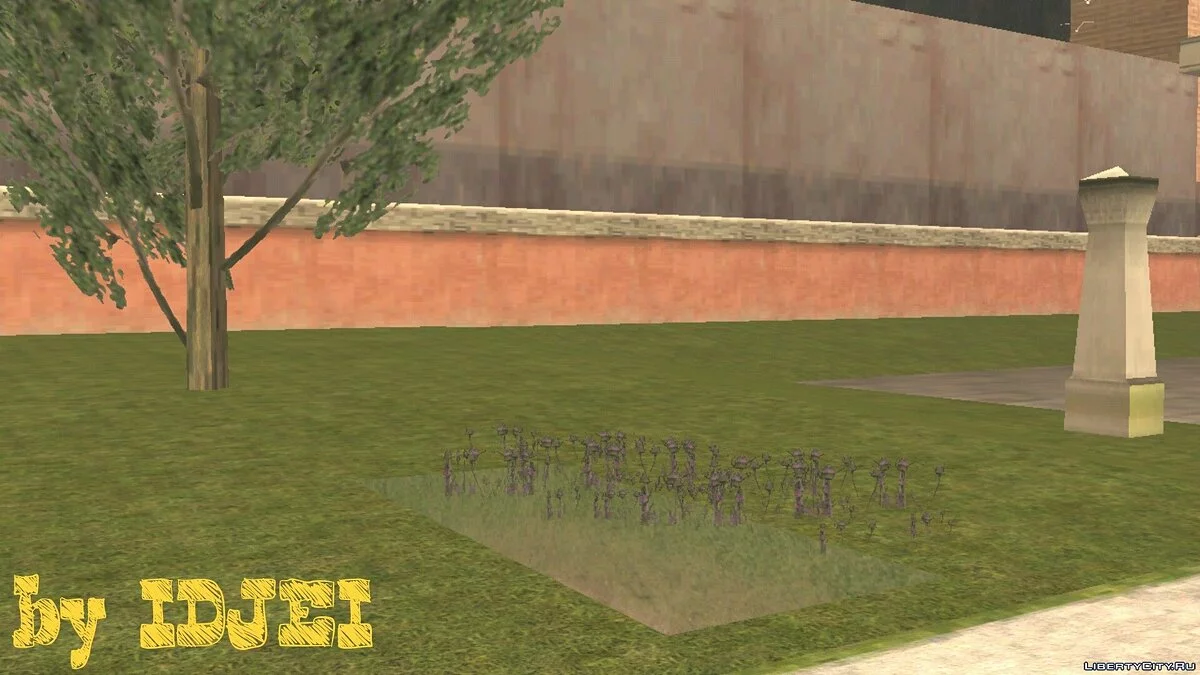 Сорняки на могиле матери CJ (V.1) / GTA San Andreas (iOS, Android)