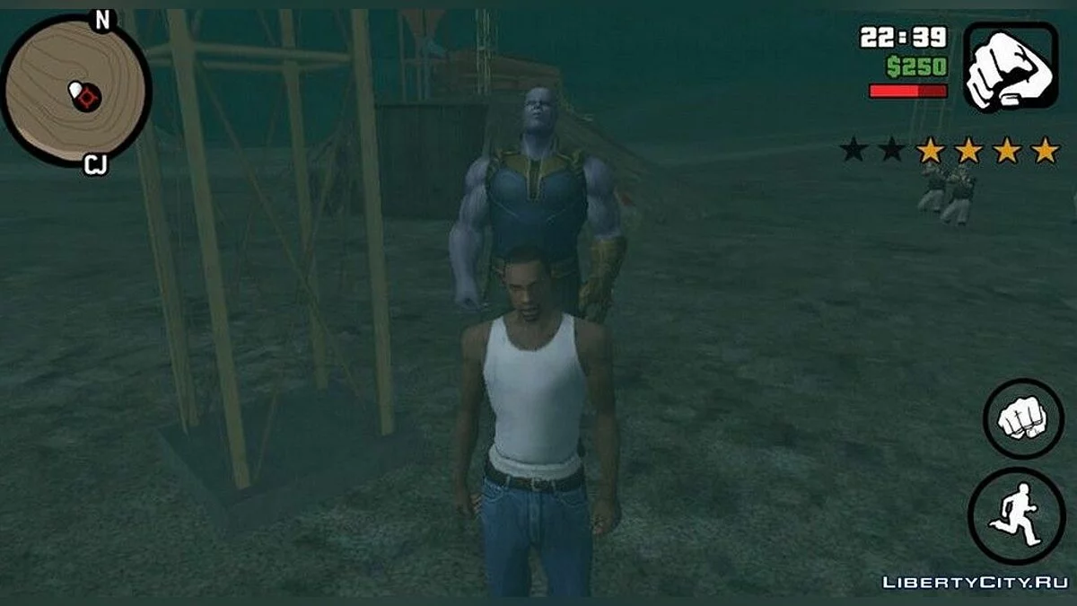 Битва с Таносом / GTA San Andreas (iOS, Android)