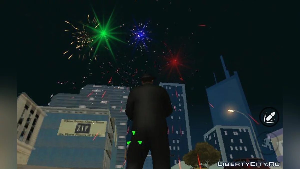 Firework Mod - Новогодний фейерверк 2019 / GTA San Andreas (iOS, Android)