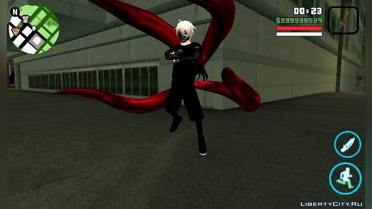 Ken Kaneki V2.1 [FINAL] - Способности из аниме Токийский Гуль / GTA San Andreas (iOS, Android)