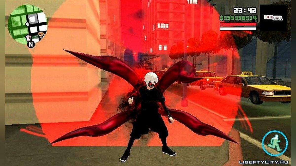 Скачать Ken Kaneki V2.1 [FINAL] - Способности из аниме Токийский Гуль для  GTA San Andreas (iOS, Android)