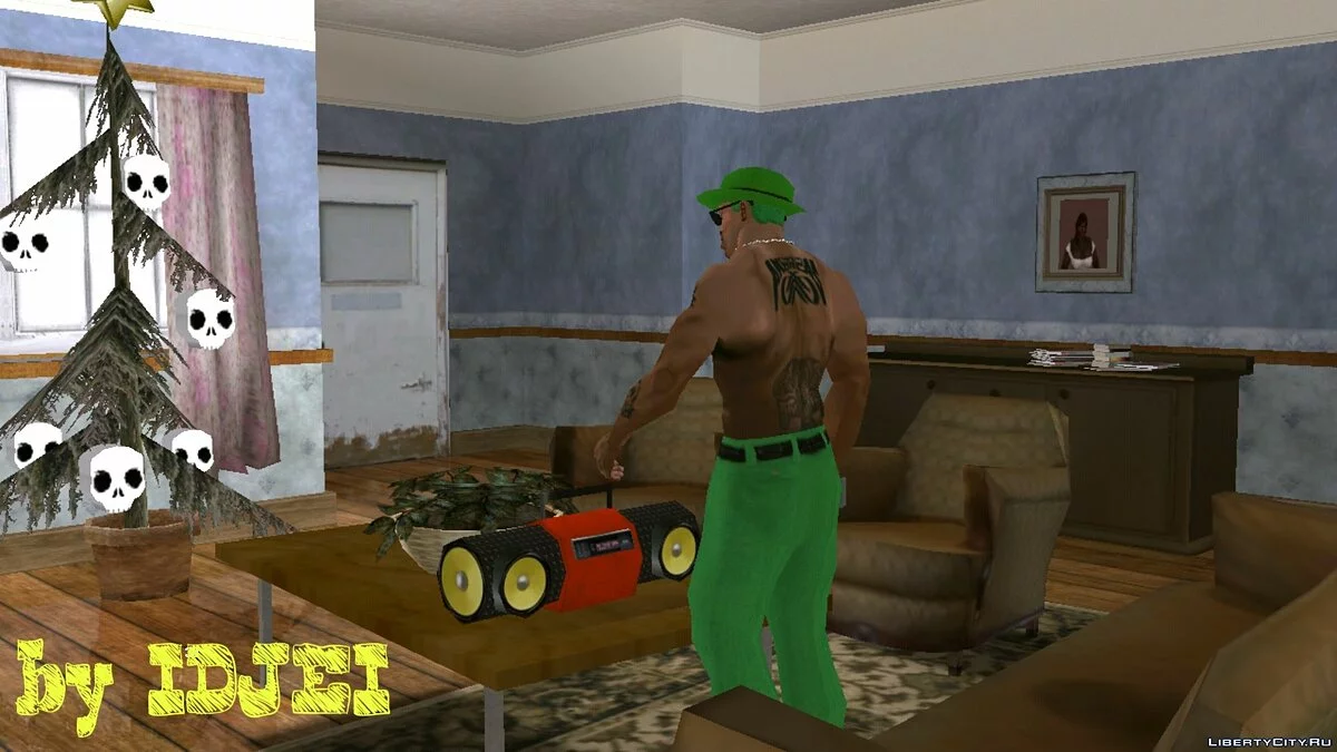 Магнитофон в доме CJ / GTA San Andreas (iOS, Android)