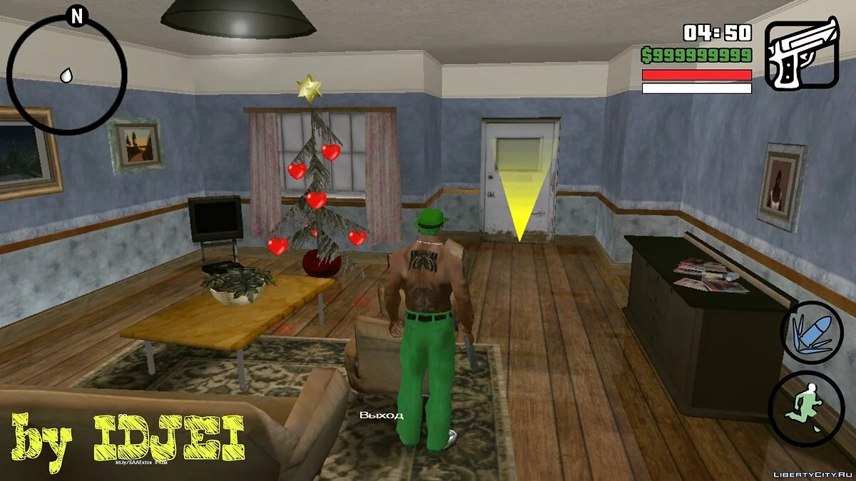 Новогодние ёлки для дома CJ / GTA San Andreas (iOS, Android)