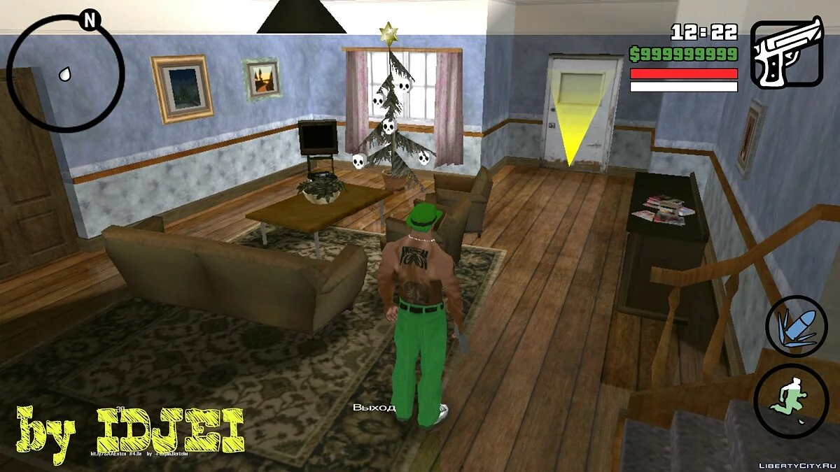 Новогодние ёлки для дома CJ / GTA San Andreas (iOS, Android)