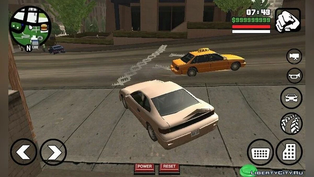 Полицейские шипы / GTA San Andreas (iOS, Android)