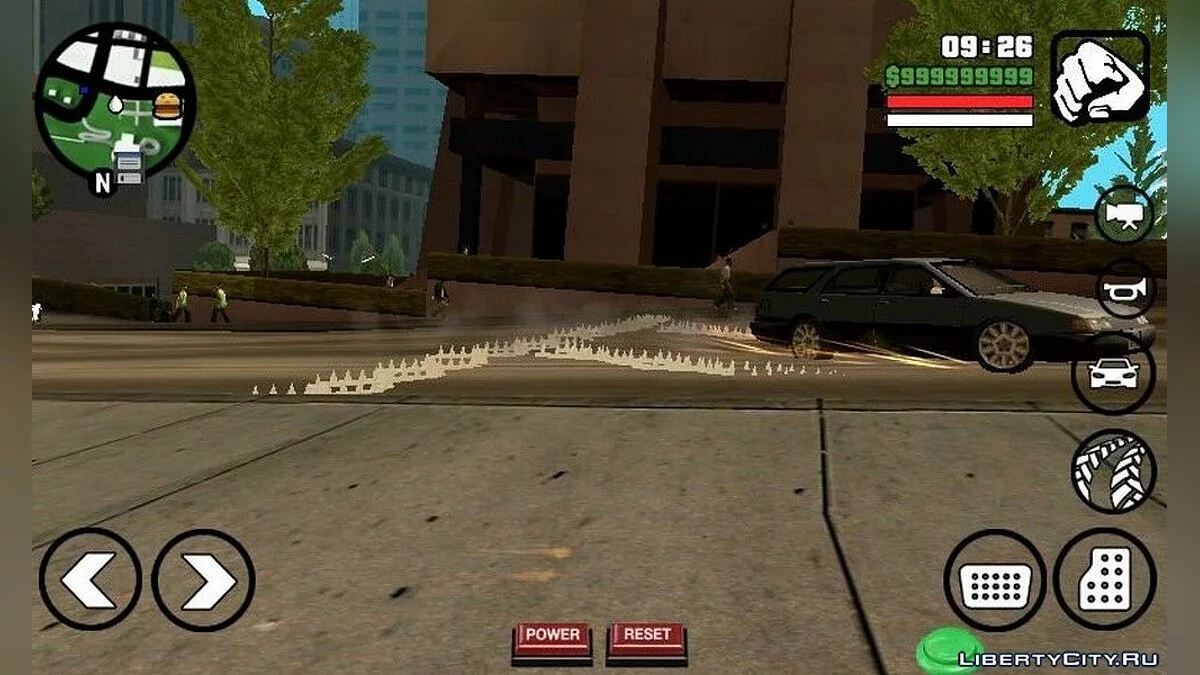 Полицейские шипы / GTA San Andreas (iOS, Android)