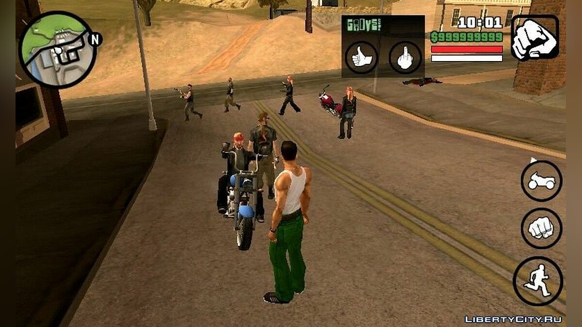 Скачать Русская мафия и байкеры для GTA San Andreas (iOS, Android)