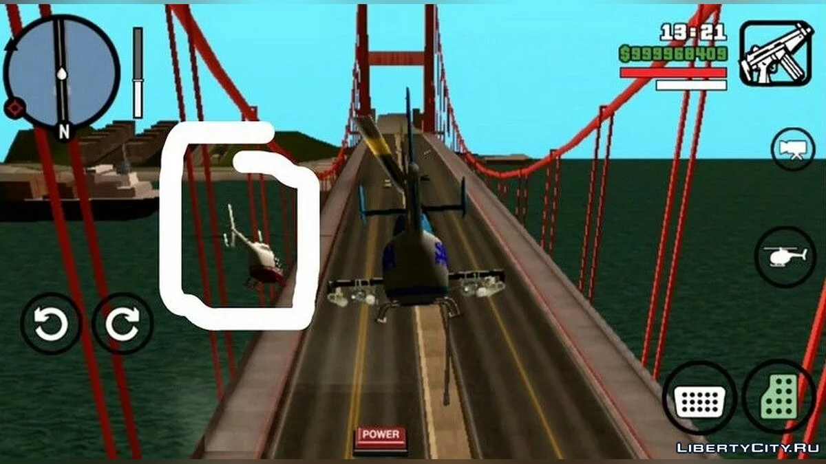 Вертолетный трафик / GTA San Andreas (iOS, Android)