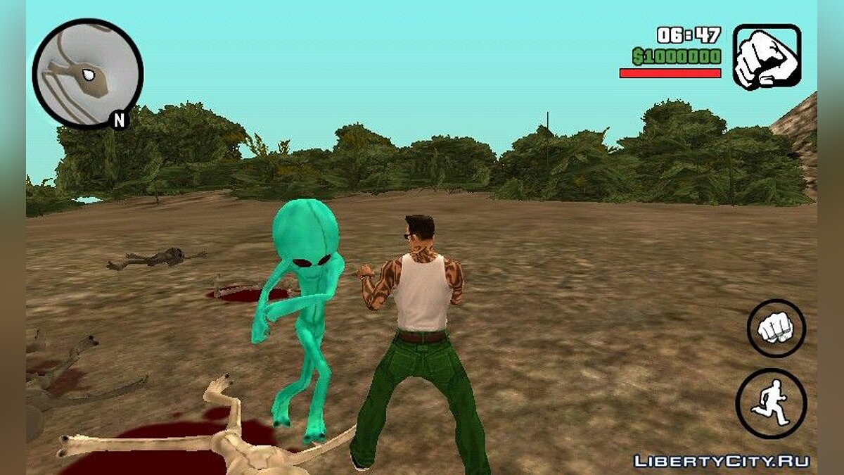 Вторжение инопланетян для GTA San Andreas (iOS, Android) - Картинка #3