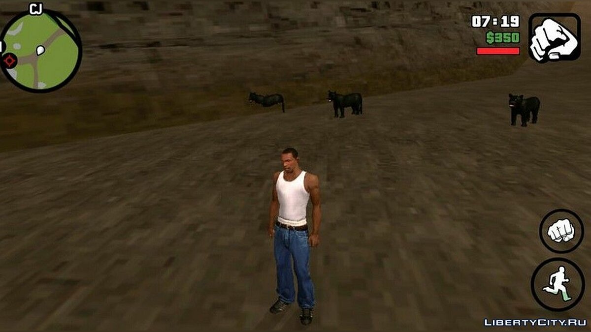 Скачать Wild Life Mod - Дикие животные для GTA San Andreas (iOS, Android)