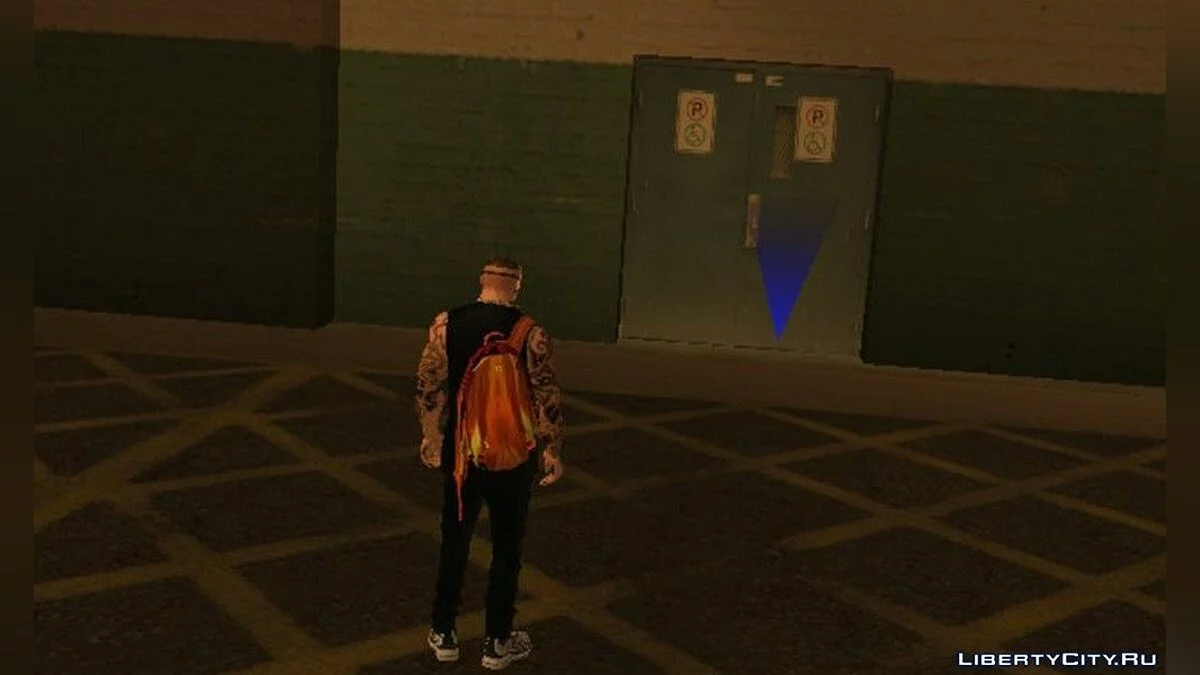 Запасной выход в полицейском участке / GTA San Andreas (iOS, Android)