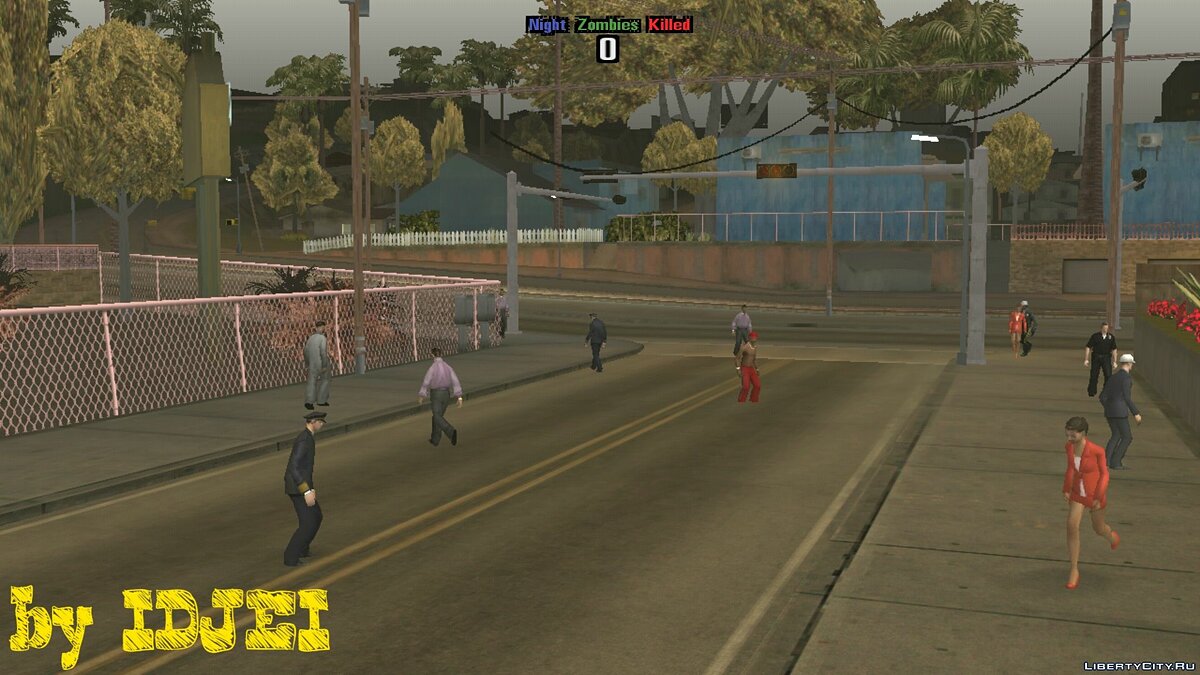 Скачать Night Zombies (1.0) для GTA San Andreas (iOS, Android)