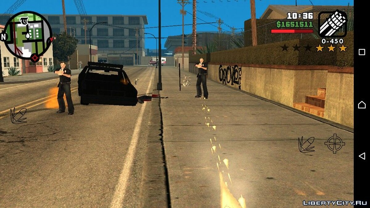 Вид від першого лиця для GTA San Andreas (iOS, Android) - Картинка #4
