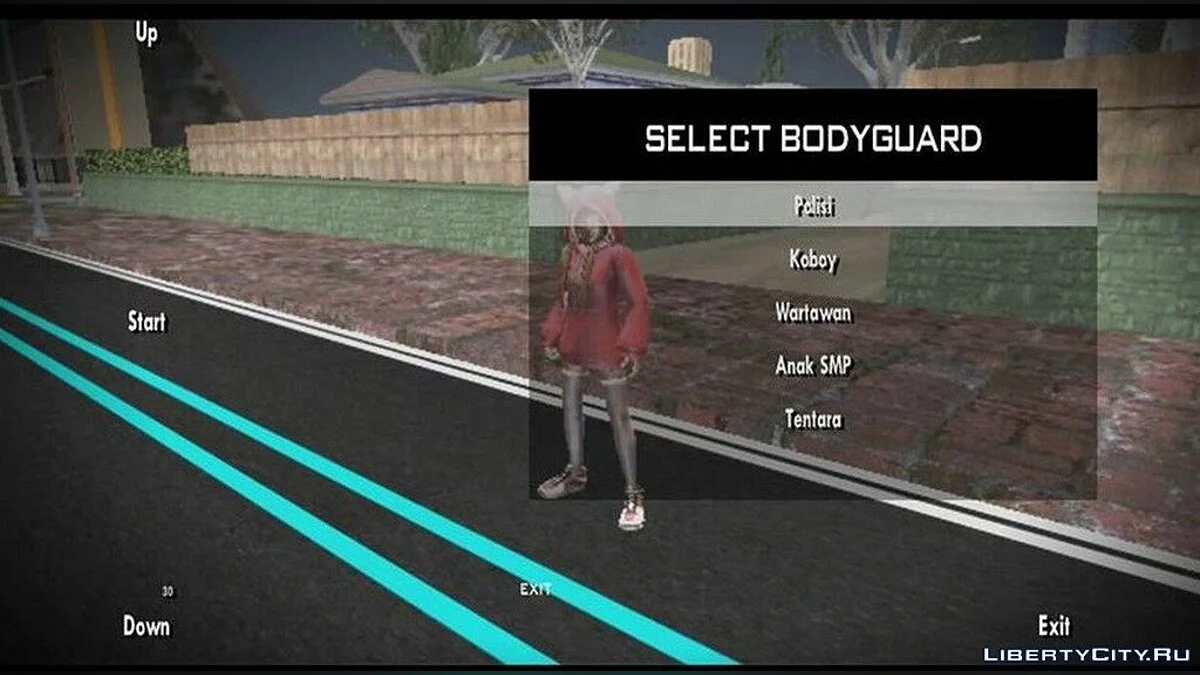 Выбор телохранителя / GTA San Andreas (iOS, Android)