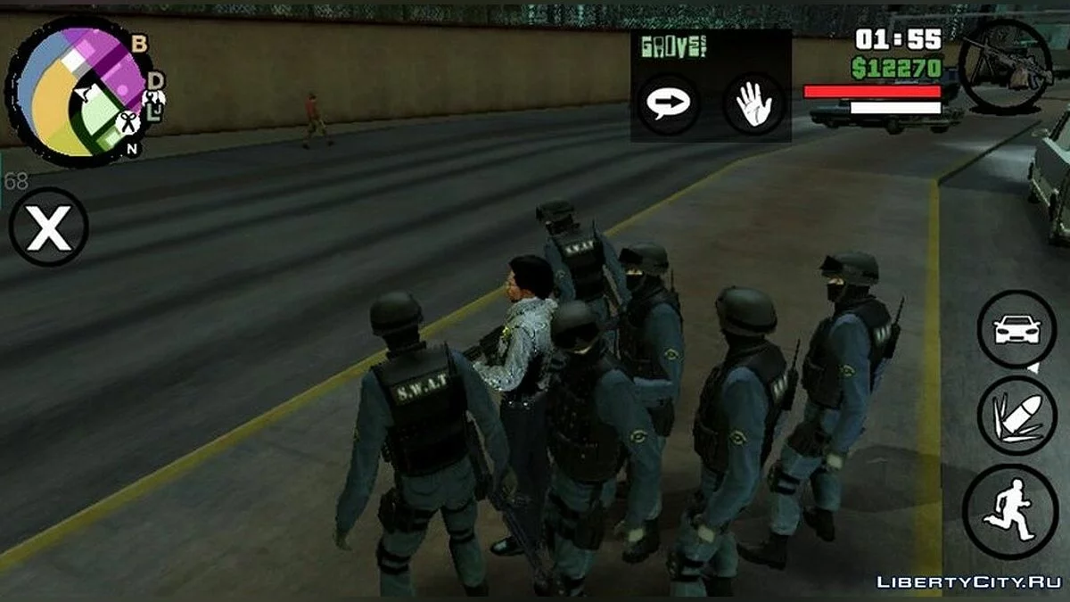 6 спецназовцев для защиты / GTA San Andreas (iOS, Android)