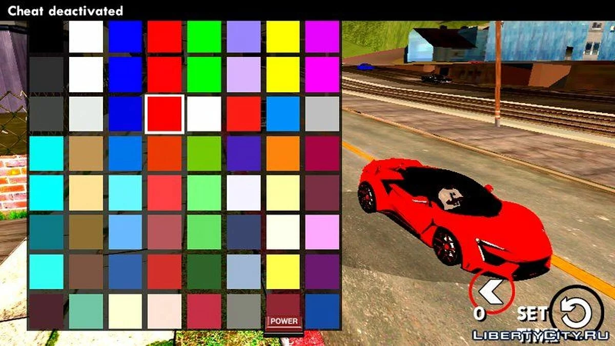 Быстрое окрашивание транспорта / GTA San Andreas (iOS, Android)