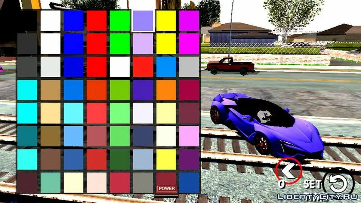 Быстрое окрашивание транспорта / GTA San Andreas (iOS, Android)
