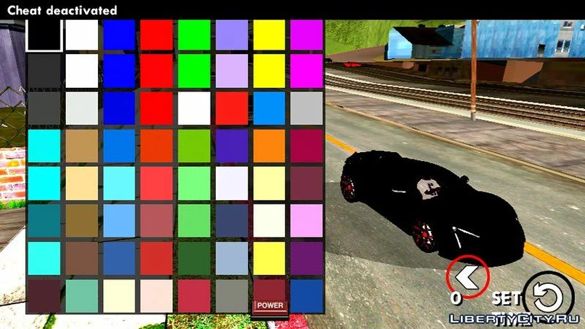 Быстрое окрашивание транспорта / GTA San Andreas (iOS, Android)