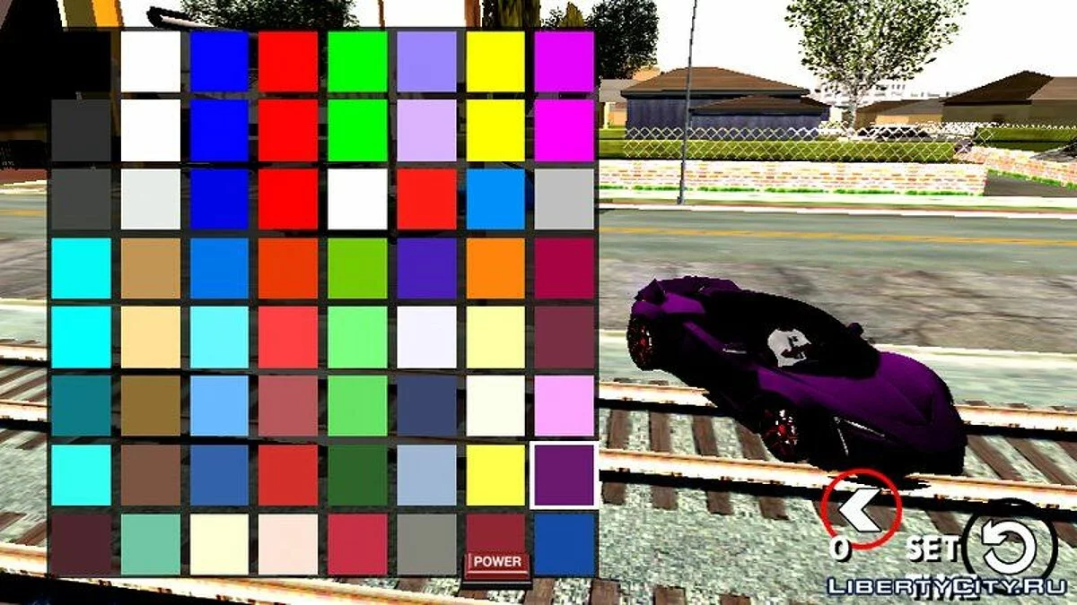 Быстрое окрашивание транспорта / GTA San Andreas (iOS, Android)