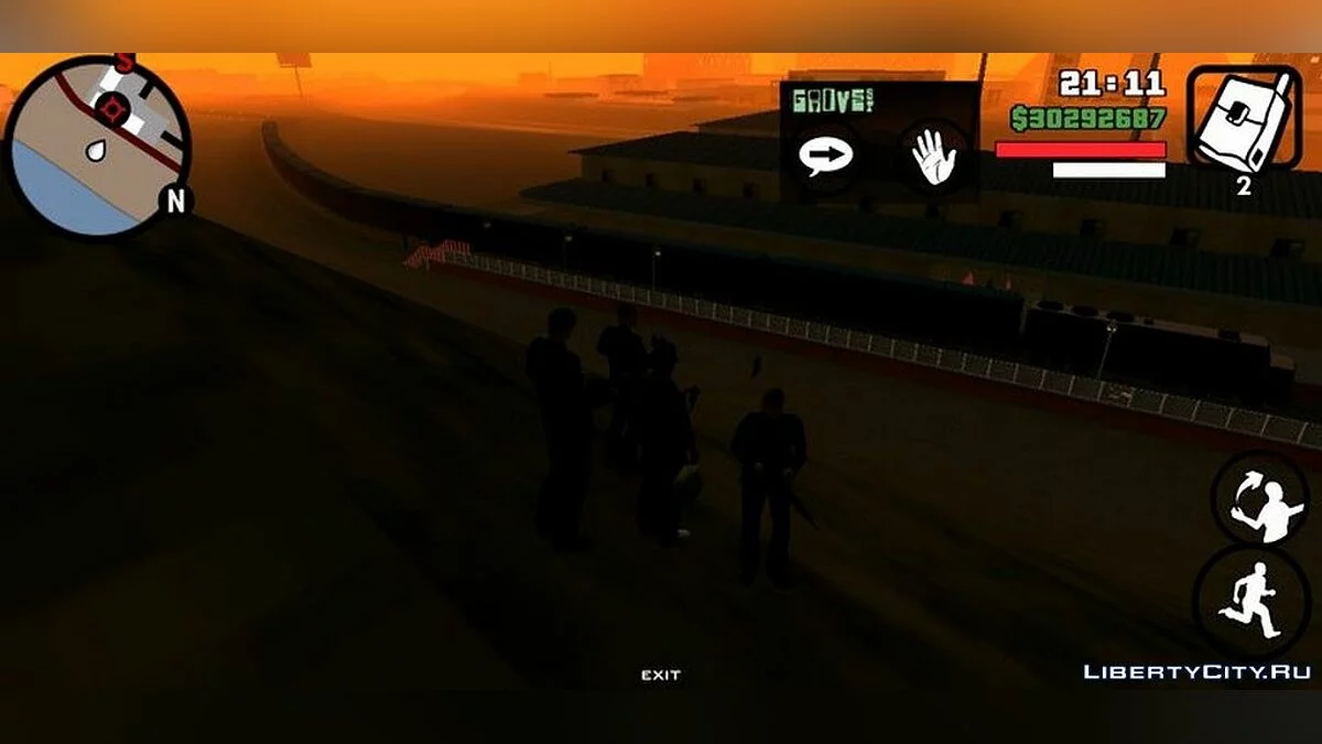 Длинный поезд / GTA San Andreas (iOS, Android)
