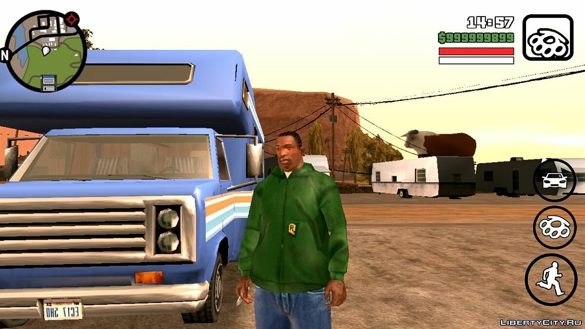 Скачать Journey mod Mobile - Дом на колёсах для GTA San Andreas (iOS,  Android)