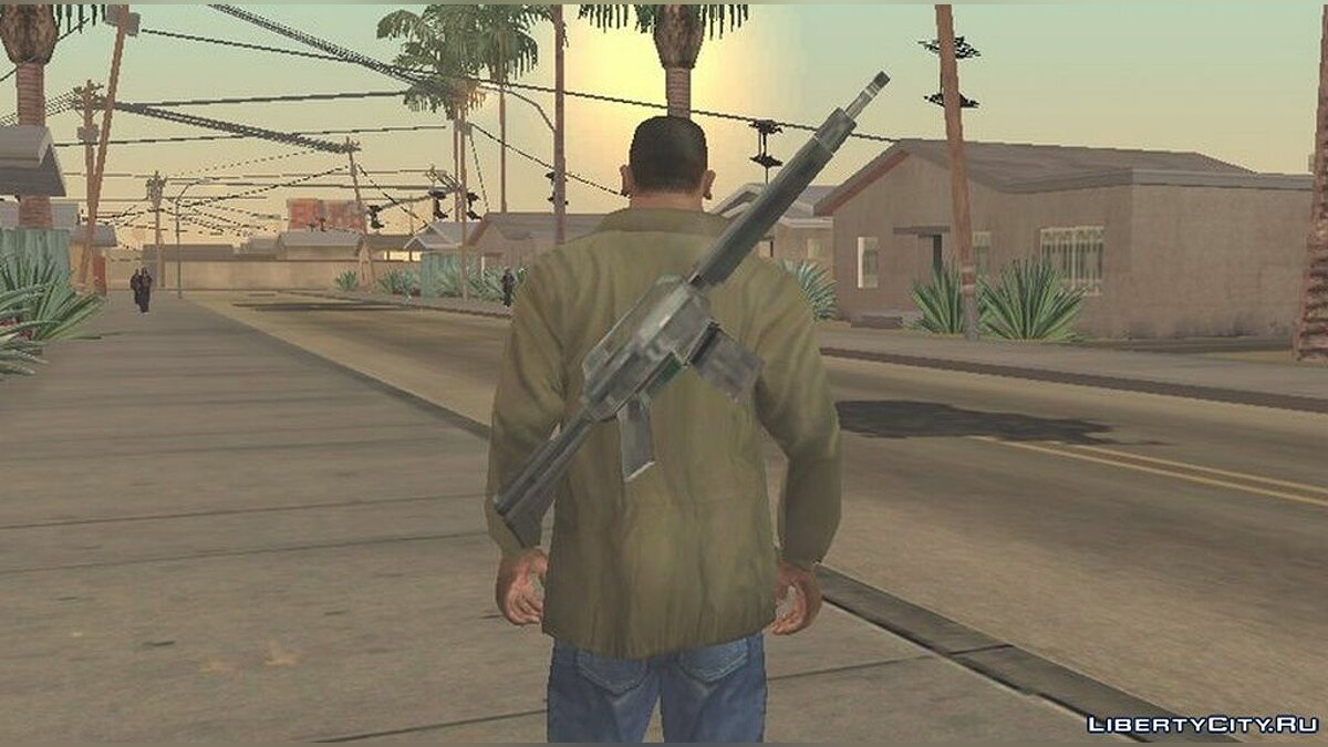 Скачать Оружие за спиной для GTA San Andreas (iOS, Android)