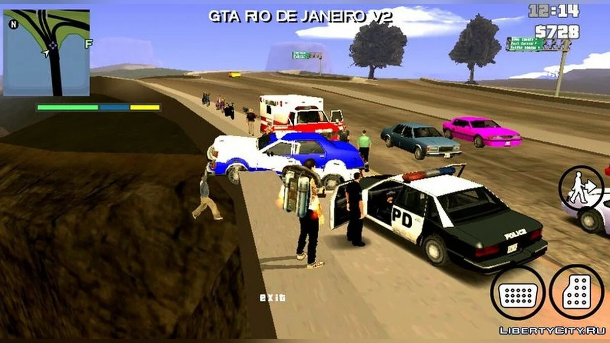Авария на мосту в Сан-Фиерро / GTA San Andreas (iOS, Android)