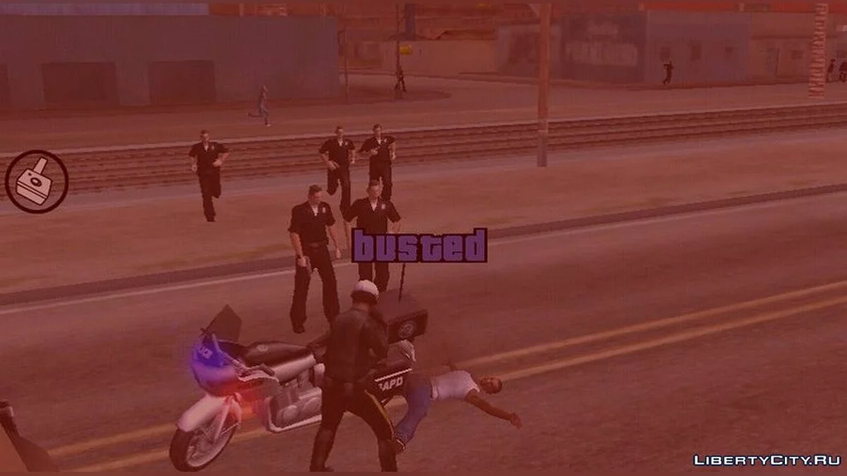 Экран ареста как в GTA 5 / GTA San Andreas (iOS, Android)