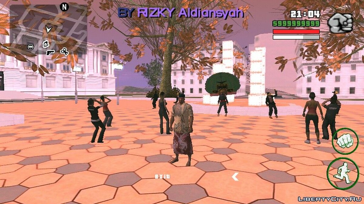 Танцующие люди для GTA San Andreas (iOS, Android) - Картинка #3