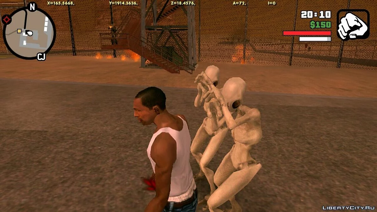 Миссия "Уничтожить Чужого" / GTA San Andreas (iOS, Android)