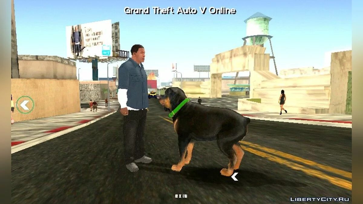 Мод на Чопа - собаку Франклина / GTA San Andreas (iOS, Android)