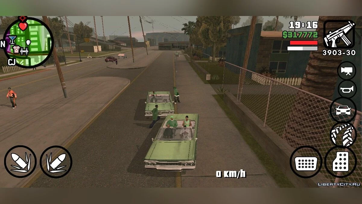 Машины для банды / GTA San Andreas (iOS, Android)