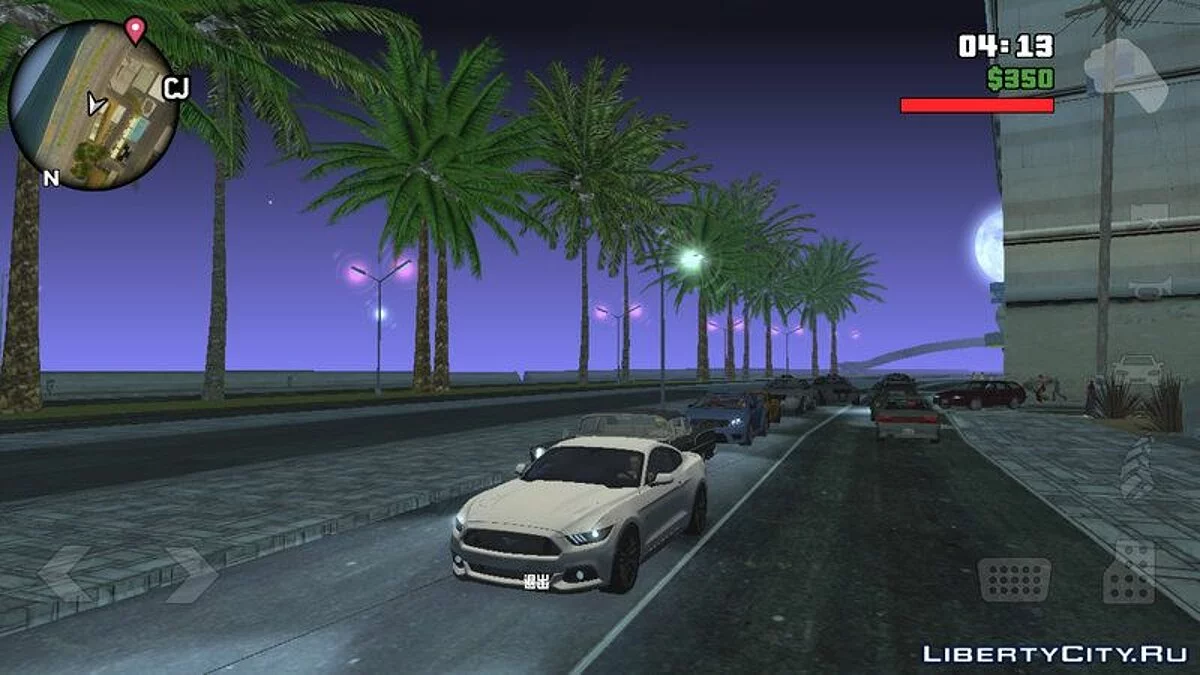 Отражения на машинах / GTA San Andreas (iOS, Android)