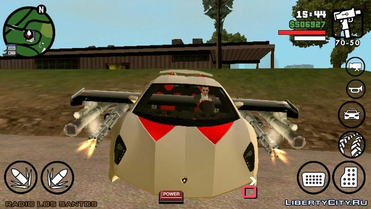 Все машины имеют оружие / GTA San Andreas (iOS, Android)